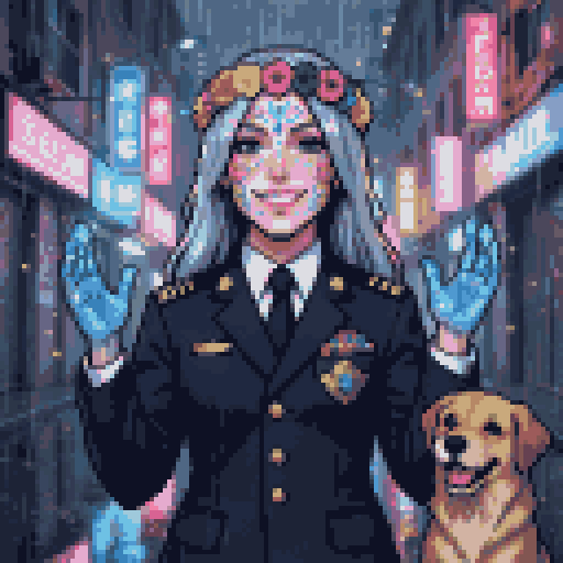 A rare pilot wayfarer in a neon alley